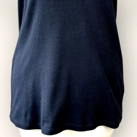 Pendleton Classic Short Sleeve Cotton Crewneck Tee Shirt Women Size M Dark Navy - Picture 5 of 11